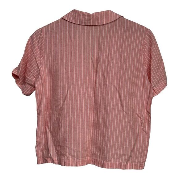 Marine Layer Shirt Womens small lyocell  Linen Blend  Button Up - Picture 2 of 6